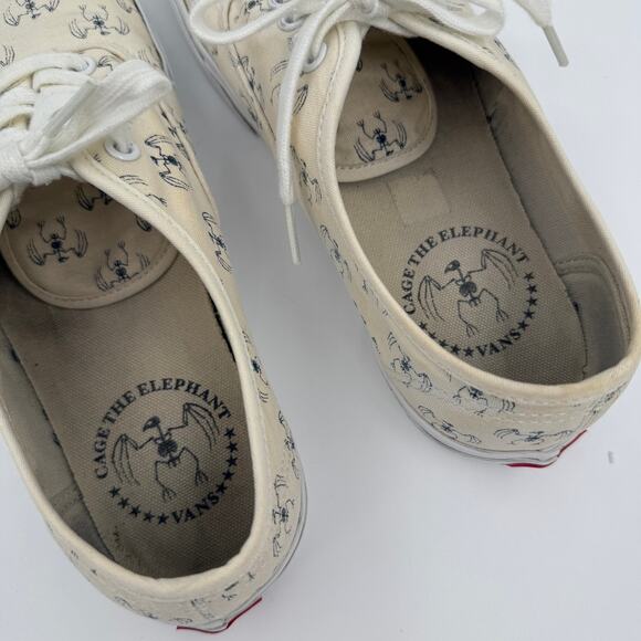 Vans x Cage The Elephant Authentic Men\'s Size 8.5 Women\'s 10 - 2016 - Ultra Rare main image 6